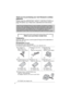 Page 22Thank you for purchasing your new Panasonic cordless 
telephone.
Please read the IMPORTANT SAFETY INSTRUCTIONS on 
page 94 before use. Read and understand all instructions.
Trademarks:
openLCR, openLCR.com, and the openLCR logo are the trademarks of 
openLCR.com, Inc.
Accessories (included) 
For extra orders, call 1-800-332-5368.
For hearing or speech impaired TTY users, call 1-866-605-1277.
Caller ID and Call Waiting Service, where available, are telephone company 
services. After subscribing to Caller...