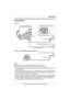 Page 9Preparation
For assistance, please call 1-800-211-PANA (7262).9
Connections
Base unit
Charger unit (KX-TG5432 and KX-TG5433 only)
Note:
LBase unit: Use only the included Panasonic AC adaptor PQLV1.
LCharger unit: Use only the included Panasonic AC adaptor KX-TCA1.
LThe AC adaptor must remain connected at all times. (It is normal for the adaptor to feel 
warm during use.)
LThe AC adaptor should be connected to a vertically oriented or floor-mounted AC outlet. 
Do not connect the AC adaptor to a...