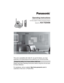 Page 1This unit is compatible with Caller ID. To use this feature, you must 
subscribe to the appropriate service offered by your service provider.
Please read these Operating Instructions before using the unit and save 
for future reference.
For assistance, visit our website: http://www.panasonic.com for 
customers in the U.S.A. or Puerto Rico.
Charge the battery for 6 hours before initial use.
5.8 GHz Digital Cordless Answering System
Model No. 
KX-TG5456
Operating Instructions 
