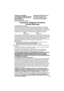 Page 91PANASONIC CONSUMER 
ELECTRONICS COMPANY, DIVISION 
OF PANASONIC CORPORATION OF 
NORTH AMERICA 
One Panasonic Way, 
Secaucus, New Jersey 07094PANASONIC PUERTO RICO, INC.                                         
San Gabriel Industrial Park,  
Ave. 65 de Infanter
ía, Km. 9.5, 
Carolina, Puerto Rico 00985
Panasonic Telephone Products
Limited Warranty
Limited Warranty CoverageIf your product does not work properly because of a defect in materials or workmanship, 
Panasonic Consumer Electronics Company or...