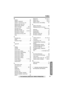 Page 95Useful Information
Answering System Preparation
95
Index
For assistance, please call: 1-800-211-PANA(7262)
Telephone System
M
Mailbox . . . . . . . . . . . . . . . . . . . . . . 56
Mailbox, password  . . . . . . . . . . . . . 57
− Mailbox, transferring a call . . . . . . .64
Making calls, base unit . . . . . . . . . .30
Making calls, handset . . . . . . . . . . . 27
Memo message  . . . . . . . . . . . .63, 67
− Message alert . . . . . . . . . .   26, 59, 60
Message storage  . . . . . . . . . . . . . .23...