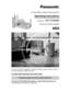 Page 15.8 GHz Digital Cordless Answering System
Operating Instructions
Model No.  KX-TG5480
Pulse-or-tone dialing capability
The unit is Caller ID compatible. To display the caller’s name and phone number, 
you must subscribe to Caller ID service.
PLEASE READ BEFORE USE AND SAVE.
Panasonic World Wide Web address:  http://www.panasonic.com
for customers in the USA or Puerto Rico
Charge the battery for 6 hours before initial use. 