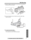 Page 79Useful Information
Answering System Preparation
79
Wall Mounting
Telephone System
For assistance, please call: 1-800-211-PANA(7262)
4Adjust the adaptor to hold the base unit, then push it in the direction of 
the arrow until it clicks into place.
5Connect the telephone line cord. Mount the unit, then slide it down.
•Raise the antennas.
6To charge the handset battery:
Place the handset on the base unit.
•The unit beeps once and the CHARGE indicator lights. 