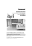 Page 1This unit is compatible with Caller ID. To use this feature, you must 
subscribe to the appropriate service offered by your service provider.
Please read these Operating Instructions before using the unit and save 
for future reference.
For assistance, visit our website: http://www.panasonic.com for 
customers in the U.S.A. or Puerto Rico.
Charge the battery for 6 hours before initial use.
5.8 GHz Expandable Digital Cordless Answering System
Model No. 
KX-TG5571
Operating Instructions
KX-TG5576...