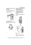 Page 75Useful Information
For assistance, please visit http://www.panasonic.com/consumersupport75
Belt clip
You can hang the handset on your belt or 
pocket using the included belt clip.
To attach the belt clip
To remove the belt clip
While pressing the top of the clip (1), pull 
the right edge in the direction of the arrow 
(2).
Headset (optional)
Connecting an optional headset to the 
handset allows hands-free phone 
conversations. Please use only a 
Panasonic headset. See page 6 for 
compatible headsets and...