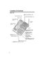 Page 66
Location of Controls
Base unit 
CHARGE Indicator (p. 9)  [REDIAL] Button (p. 22)
VOLUME Button [] (p. 16, 22)
MIC (Microphone) (p. 22)[SP-PHONE] (Speakerphone) 
Button and Indicator (p. 22)
[HOLD/CONF] 
(Conference) Button 
(p. 22, 41)
[MUTE] Button (p. 46)
[FLASH/CALL WAIT] 
Button (p. 46, 47)
[LOCATOR/INTERCOM] 
Button (p. 37) Hook (p. 51)
Charge Contacts 
(p. 10)[*] (TONE) Button 
(p. 46)
Antenna 
(p. 3)
Speaker IN USE Indicator (p. 23)[VM] (Voice Mail) Button (p. 45)
VM (Voice Mail) Indicator (p....