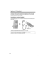 Page 5252
Optional Headset
Connecting an optional headset to the handset allows hands-free phone 
conversation. Please use only a Panasonic KX-TCA60, KX-TCA86, KX-TCA88, 
KX-TCA88HA, KX-TCA91, KX-TCA92, or KX-TCA98 headset. To order, call the 
accessories telephone number on page 2.
Connecting an optional headset
Open the headset jack cover, and insert the headset plug into the headset jack as 
shown below. 
• Headset sold separately. Model shown here is KX-TCA88.
To switch to the speakerphone while using the...