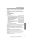 Page 45For assistance, please call: 1-800-211-PANA(7262)45
Listening to Messages
Answering System
Using the Handset (Remote Operation) 
If “New message” is displayed on the handset, new messages have been 
recorded. 
• If the Message Alert is turned on (p. 22), the Ringer/Message Alert indicator on 
the handset will flash slowly when new messages have been recorded and the 
handset is not in use.
To play back messages  
• If a call is received during playback, the unit rings and playback stops. To answer 
the...