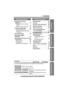 Page 5For assistance, please call: 1-800-211-PANA(7262)5
Contents
Preparation Useful InformationAnswering System Telephone SystemAutomatic Answering 
Operation   . . . . . . . . . . . . . .  48
Setting the Unit to Answer
 Calls   . . . . . . . . . . . . . . . .  48
Monitoring Incoming Calls   .  49
Listening to Messages  . . . . .  50
Using the Base Unit    . . . . .  50
Using the Handset (Remote 
Operation)   . . . . . . . . . . . .  51
Erasing Messages   . . . . . . . .  53
Recording a Memo 
Message   . . ....