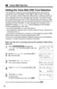 Page 441
Press (MUTE/FUNCTION)and scroll to
“Initial set” by pressing 
Öor Ñ, and
press 
á. 
2
Scroll to “Voice mail” by pressing Öor
Ñ, and press á.
3
Press áat “VM tone detect”.
•The current setting is displayed.
4
Select “On” or “Off” by pressing Öor Ñ.
5
Press á(Savekey).
•A beep sounds.
•To exit the programming mode, press (OFF).
•You can exit the programming mode any time by pressing (OFF).
44
VM tone detect
:On
GF H=Save
VM tone detect
:On
Voice Mail Service
Setting the Voice Mail (VM) Tone Detection...