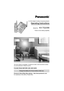 Page 12.4 GHz Digital Cordless Answering System
Operating Instructions
Model No.  KX-TG2356
Pulse-or-tone dialing capability
The unit is Caller ID compatible. To display the caller’s name and phone number, 
you must subscribe to Caller ID service.
PLEASE READ BEFORE USE AND SAVE. 
Panasonic World Wide Web address:  http://www.panasonic.com
for customers in the USA or Puerto Rico
Charge the battery for 6 hours before initial use.
PQQX13988YA.book  1 ページ  ２００４年２月５日　木曜日　午前１０時５分 