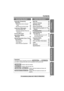 Page 5For assistance, please call: 1-800-211-PANA(7262)5
Contents
Preparation Useful InformationAnswering System Telephone SystemAutomatic Answering 
Operation   . . . . . . . . . . . . . .  55
Setting the Unit to Answer
Calls    . . . . . . . . . . . . . . . .  55
Monitoring Incoming Calls   .  56
Listening to Messages  . . . . .  57
Using the Base Unit    . . . . .  57
Using the Handset (Remote 
Operation)   . . . . . . . . . . . .  58
Erasing Messages   . . . . . . . .  60
Recording a Memo 
Message   . . ....