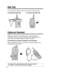 Page 12Belt Clip
12
Headset Jack
Optional Headset
H
Plugging a headset into the handset allows a hands-free phone 
conversation. Please use only the Panasonic KX-TCA88 headset. To
order, call the accessories telephone number on page 2.
Connecting the optional headset to the handset
Open the headset jack cover, and connect the optional headset to the
headset jack as shown below.To switch to the speakerphone while using the headset: 
Press  . To return to the headset, press  .
You can hang the handset on your...