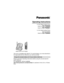 Page 1This unit is compatible with Caller ID. To use this feature, you must subscribe to 
the appropriate service offered by your service provider.
Please read these Operating Instructions before using the unit and save for 
future reference.
For assistance, visit our website:
http://www.panasonic.com/phonehelp for customers in the U.S.A. or Puerto 
Rico.
Charge the handset battery for 6 hours before initial use.
Operating Instructions
Model shown is KX-TG2620.
2.4 GHz Digital Cordless Phone
Model No....