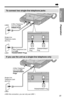 Page 15LINE 2 LINE 1/2
TRANSPARENT
Plug GREEN
Plug
15
Chapter 1PreparationTo connect two single-line telephone jacks
Single-Line
Telephone Jacks
(RJ11C) LINE2
LINE1
4-Wire Telephone
Line Cord with
GREEN Plugs
2-Wire Telephone Line
Cord with
TRANSPARENT Plugs
If you use the unit as a single-line telephone only
LINE 2 LINE 1/2
TRANSPARENT Plug
Single-Line
Telephone Jack
(RJ11C)2-Wire Telephone
Line Cord with
TRANSPARENT
Plugs
•With this connection, you can only use LINE 1. LINE1 