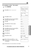 Page 3737For assistance, please call: 1-800-211-PANA(7262)
For example, to enter “Tom Jones”:
1
Press (FUNCTION).
2
Press áat “Save directory”.
3
Press (8)four times.
4
Press (6)three times, then press áto
move the cursor to the right.
5
Press (6).
6
Press átwice to enter a blank.
7
Press (5)four times.
8
Press (6)three times, then press áto
move the cursor to the right.
9
Press (6)twice.
10
Press (3)twice.
11
Press (7)four times.
12
When ﬁnished, press Ö(Nextkey).
•Follow steps 5 to 7 on page 35 to complete...