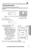 Page 39Advanced Operation
39For assistance, please call: 1-800-211-PANA(7262)
Finding Stored Items
You can search the directory using the handset.
Make sure the unit is not being used and the handset is lifted off the
base unit.
1
Press Üor áto enter the directory list.
•You can go to the Caller List by pressing á
(p. 28).
2
Press Öor Ñ.
•The ﬁrst item is displayed.
3
Scroll to the desired caller by 
pressing 
Öor Ñ..
•All directory items are stored in the
order shown on the right.
To search for a name by...