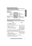 Page 11 
Preparation
 
For assistance, please call: 1-800-211-PANA(7262) 
11 
Programmable Functions 
Programming Guidelines  
This unit has programmable functions. They are selected from the function menu on 
the display (p. 12). 
Buttons/Keys
How to select a function item from the menu 
Make sure the unit is not being used and the handset is lifted off the base 
unit before programming.
Operation Display 
1 
Press  
[MENU] 
 to enter menu mode. 
•The main menu is displayed (p. 12). 
2 
Scroll to the desired...