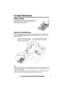 Page 3 
3 
For assistance, please call: 1-800-211-PANA(7262) 
For Best Performance 
Battery Charge 
A rechargeable Nickel-Metal Hydride (Ni-MH) battery 
powers the handset. Charge the battery for about  
6 hours 
 before initial use (p. 8).   
Base Unit Location/Noise 
Calls are transmitted between the base unit and the handset using wireless radio 
waves.  
For maximum distance and noise-free operation, 
 the recommended 
base unit location is:   
Note: 
• If you use the handset near a microwave oven which is...