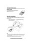 Page 3 
3 
For assistance, please call: 1-800-211-PANA(7262) 
For Best Performance 
Battery Charge 
A rechargeable Nickel-Metal Hydride (Ni-MH) battery 
powers the handset. Charge the battery for about  
6 hours 
 before initial use (p. 8).   
Base Unit Location/Noise 
Calls are transmitted between the base unit and the handset using wireless radio 
waves.  
For maximum distance and noise-free operation, 
 the recommended 
base unit location is:   
Note: 
• If you use the handset near a microwave oven which is...