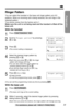 Page 2121
Preparation
For assistance, please call: 1-800-211-PANA(7262)
Ringer Pattern
You can select the handset or the base unit ringer pattern out of 6
patterns. When an incoming call is being received, the unit rings in the
selected pattern.
Your phone comes from the factory set to 1.
Make sure the unit is not being used and the handset is lifted off the
base unit.
With the handset
1
Press (FUNCTION/2WAY!REC).
2
Scroll to “Ringer pattern” by pressing
Öor Ñ.
3
Press á.
•The current setting is displayed.
4...