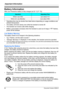 Page 60Important Information
60 Document Version 2008-01  
Battery Information
After your Panasonic battery is fully charged (at 25 °C [77 °F]):
• Operating time may be shorter than listed above depending on usage conditions and 
ambient temperature.
• The battery will drain slowly even while the handset is turned off.
• The handset can receive calls while charging.
• Battery consumption increases when the handset is used out of range. If “ ” flashes, 
power off the handset.
Low Battery Warning
The battery...