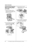 Page 36Useful Information
36For assistance, please visit http://www.panasonic.com/help
Wall mounting (Base 
unit only)
1Lead the AC adaptor cord and 
telephone line cord through the hole 
in the wall mounting adaptor in the 
direction of the arrow.
2Tuck the telephone line cord inside 
the wall mounting adaptor (A ). 
Connect the AC adaptor cord and 
telephone line cord ( B).
3Insert the hooks on the wall 
mounting adaptor into the holes  1 
and  2 on the base unit.
4Adjust the adaptor to hold the base 
unit,...