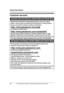 Page 48Useful Information
48For assistance, please visit http://www.panasonic.com/help
Customer services
Customer Services Directory (United States and Puerto Rico)
Obtain Product Information and Operating Assistance; locate your nearest 
Dealer or Service Center; purchase Parts and Accessories; or make Customer 
Service and Literature requests by visiting our Web Site at:
http://www.panasonic.com/help
or, contact us via the web at: 
http://www.panasonic.com/contactinfo
You may also contact us directly at:...