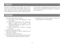 Page 4-2-
1. The following functions are built-in.
(1) Auto Light Control (ALC)/Electronic Light
Control (ELC)
(2) Back Light Compensation (ON: Photometric
weight is given to the center of the
screen/OFF: Effective if the object is not in the
center of the screen)
(3) Various External Sync Functions, including
Gen-Lock
2. Signal-to-noise ratio of 50 dB
3. Minimum illumination of 0.08 lux (0.008 foot-can-
dle) with F1.4 lenses
4. Horizontal resolution of 570 lines
5. Shooting of shoot indoor scenes with fixed...