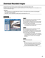 Page 4141
Download Recorded Images
Designate the start point and the end point of played images and download images to a PC.
Recorded images will be downloaded as image data files (filename.n3r). Refer to page 43 for the descriptions of how
to play the downloaded images.
Important:
•When downloading, the available disk space must be 2 or more times the size of the file to be downloaded*. 
* It is a feature of Internet Explorer.
•Otherwise, it may be impossible to properly play the downloaded file on a PC....