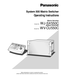 Page 1Before attempting to connect or operate this product,
please read these instructions carefully and save this manual for future use.
System 500 Matrix Switcher
Operating Instructions
Matrix Switcher
Model No.WJ-SX550C
System Controller
Model No.WV-CU550C 