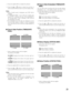 Page 2929
2. Press the JogDial (SET) to validate the selection.
3. Press the [D] or [C] button to select the next item, or
press the [SETUP/ESC] button to quit the display setup.
Notes:
•When a 9-split screen is displayed, only TYPE1 24H is
available.
•If “TIME&DATE EMB.” is set to ON and a display type
except OFF is selected, the type will be embedded in
the recorded data. If OFF is selected, TYPE1 24H will
be embedded in the data.
•The embedded time and date are displayed, but the
time and date display is...