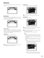 Page 113113
Perform the display settings for monitors 1 and 2 connected
to the unit.
OSD Setup
Perform the On Screen Display settings for monitor 1 and
monitor 2 such as the settings of camera titles or the set-
tings of the time display position.
8Camera Title
Perform the settings for the camera title. It is possible to
display a camera title on the monitor 1/monitor 2, and
record it as a part of the recorded image (page 98). Do the
following to set the camera title.
[Screenshot 1]
Start operation from the OSD...