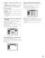 Page 125125
9SCREEN10 - 16 (only for the WJ-HD316):Displays
images from camera channels 10 - 16 on a 9-split
screen.
16SCREEN (only for the WJ-HD316):Displays images
from camera channels 1 - 16 on a 16-split screen.
SEQ:Images will be displayed in the sequential display.
8Camera Partitioning
Select a controllable range for each camera channel from
the following.
View/Operate:Displaying live images and operating the
camera are possible.
View:Displaying live images is possible but cameras can-
not be operated....