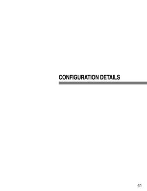 Page 4141
CONFIGURATION DETAILS 