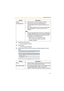 Page 61Operating Instructions
61
4.Click [Save] when finished.
 The new settings are saved.
5.Click [Cancel].
 The IPsec page is displayed.
6.Check [Use] in the IPsec column, select an encoding strength, and click 
[Save].Setting Description
Status  Check the box to use this encryption method.
Pre-Shared Key  This is the key used in the authentication of 
communications. Enter the same pre-shared key as 
your PC.
 Enter ASCII characters for the host name (see page 
190). But [Space], [], [], [&], [] are...