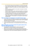 Page 35Operating Instructions
[For assistance, please call: 1-800-272-7033]                                 35
 640 x 480 pixels image cannot be displayed on the Multi-Camera page.
 When viewing video (Motion JPEG), we recommend using an Ethernet 
switching hub instead of the repeater hub to prevent degradation in video 
display.
 Due to the network congestion or the number of accesses, the refresh 
interval may slow down.
 When the refresh interval is slow, restrict the bandwidth on the Network 
page (see...