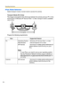 Page 54Operating Instructions
54
IPsec Mode Selection
Select transport mode or tunnel mode to access the camera.
Transport Mode (IPv4 Only)
The image is encrypted in the whole way between the camera and your PC. In the 
environment of Windows XP Service Pack 1 or later, transport mode is available 
only in IPv4.
Prepare the following requirements.
ItemSupported Feature
PCOperating System
Web Browser
ISP Service
: Windows XP Service Pack 1 or later
: Internet Explorer 6.0 or later
: Services for multiple global...