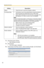 Page 60Operating Instructions
60
4.Click [Save] when finished.
 New settings are saved.
5.Click [Cancel].
 The IPsec page is displayed.
6.Check [Use] in the IPsec column, check encoding strength, and click [Save]. 
SettingDescription
Status Check the box to use this encryption method.
Pre-Shared Key It is the key to use in the authentication of communications. 
Enter the same pre-shared key as your VPN router.
 Enter ASCII characters for the host name (see page 150). 
But [Space], [], [], [&], [] are not...