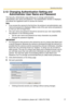 Page 77Operating Instructions
[For assistance, please call: 1-800-272-7033]                                 77
2.12 Changing Authentication Setting and 
Administrator User Name and Password
The Security: Administrator page allows you to change authentication, 
administrator user name and password. The authentication window is displayed, 
and allows the registered users to access the camera.
Note
 If you access the camera for the first time, the window to set administrator user 
name and password is displayed....