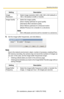 Page 93Operating Instructions
[For assistance, please call: 1-800-272-7033]                                 93
6.Set the image buffer frequencies, and click [Next>].
Note
Due to the network environment, object, number of accesses, enabling IPsec, 
SD memory recording, the camera may not record the numbers of images as 
you set. In this case, set the image buffer frequencies longer.
 Clicking [