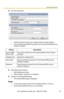 Page 61Operating Instructions
[For assistance, please call: 1-800-272-7033] 61
2.Set each parameter.
 Clicking [Cancel] cancels your settings without saving changes.
 You can get DynamicDNS information from the DynamicDNS service 
industry company.
3.Click [Save] after finished.
 New settings are saved.
 When finished, Success! is displayed.
4.Click [Go to DynamicDNS page].
 The DynamicDNS page is displayed.
Notes
 It may take several minutes for the registered URL to connect.
 Some DynamicDNS service is...