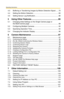 Page 8Operating Instructions
8
4.3 Buffering or Transferring Images by Motion Detection Signal ......70
4.4 Setting the Motion Detection ........................................................83
4.5 Setting Sensor Log Notification....................................................86
5 Using Other Features..................................................89
5.1 Changing Initial Settings on the Single Camera page or  
the Multi-Camera page................................................................89
5.2...