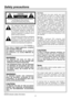 Page 2


 indicates safety information.
This  class  A  digital  apparatus  complies 
with Canadian ICES-003.
Cet  appareil  numérique  de  la  classe  A 
est  conforme  à  la  norme  NMB-003  du 
Canada.
For CANADA
Safety precautions
CAUTION
RISK OF ELECTRIC SHOCK DO NOT OPEN
CAUTION: TO REDUCE THE RISK OF ELECTRIC SHOCK, DO NOT REMOVE COVER (OR BACK).NO USER SERVICEABLE PARTS INSIDE.REFER TO SERVICING TO QUALIFIED SERVICE PERSONNEL.
The  lightning  flash  with  arrowhead 
symbol,  within  an...