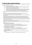 Page 108108
4. Input/output signal settings
Turn [F4] to select the scaling method.
Fit-V:   The aspect ratio of the input images is maintained, and the size of the images is increased or 
reduced in accordance with the vertical resolution.
Fit-H:   The aspect ratio of the input images is maintained, and the size of the images is increased or 
reduced in accordance with the horizontal resolution.
Full:   The size of the input images is increased or reduced in accordance with the sys\
tem resolution. 
(The...