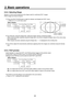 Page 6565
3. Basic operations
3-5-2.  Selecting Shape
Square or Circle can be selected as the shape used for combining PinP1 images.
PinP2 images are fixed as Square.
Press the [PinP1/PinP2] button to light its indicator and display the PinP1 menu.
 Refer to “2-1-5. LCD menu area”.
 
PinP1  1 |
Shape   |
CrclAsp |
Density |
PVW    
PinP1   | Square|    0.0|  100.0|    Off
 Circle    0.0
     |
  100.0    0.0
     |
  100.0     On
0 %100 %
HD:  16 : 9
SD:  4 : 3
 Turn [F2] and, using the Shape item, select...