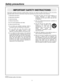 Page 33
 1)  Read these instructions.
  )  Keep these instructions.
  3)  Heed all warnings.
  4)  Follow all instructions.
  5)  Do not use this apparatus near water.
  6)  Clean only with dry cloth.
  7)   Do  not  block  any  ventilation  openings.  Install  in 
accordance with the manufacturer’s instructions.
  8)    Do 

not  install  near  any  heat  sources  such 
as  radiators,  heat  registers,  stoves,  or  other  
apparatus (including amplifiers) that produce heat.
  9)
   Do 

not  defeat  the...