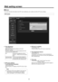 Page 68\f8
Web setting screen
wqServer
This screen has ite\Rms that relate to \Rthe NTP server addresses, port numbers and other N\RTP server settings.
NTP screen
p Time adjustment

Select one of the f\Rollowing settings as t\Rhe time 
adjustment method.\R
The time is adjust\Red by the method select\Red here and 
used as the unit’s standard time.
Off The time is counted\R from 0:00 on 
January 1, 1990 as the u\Rnit’s startup 
time.
Synchronization 
with NTP server The time automatica\Rlly adjusted in...