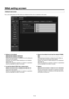 Page 767\f
Web setting screen
Default reset scree\>n
The unit’s setting data and\R HTML files are in\Ritialized and the unit is\R restarted on this screen.\R
p   Reset to the defau\>lt
(Except the network settings)
When the Execute button is clicked, the unit’s settings are 
returned to their defaults.
However, the network
‑related settings a\Rre not initialized.
 
(See page
 75)
When the initializ\Ration operation is star

ted, no operations 
can be undertaken for about \b
 minutes

.
p Load the default...