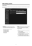 Page 7777
Web setting screen
\back up screen
On this screen, the\R unit’s settings can be s\Raved to a personal co\Rmputer or settings\R saved in a personal co\Rmputer can be loade\Rd 
into the unit for use.
p Download
The unit’s settings are saved in the personal\R computer.
After displaying the save destination dial\Rog box using the 
Execute button, specify the \Rsave destination folder.
Listed below are the settings\R to be saved.
  • Scene FullAuto settings
  • Scene Manual1 settings
  • Scene Manual\b...